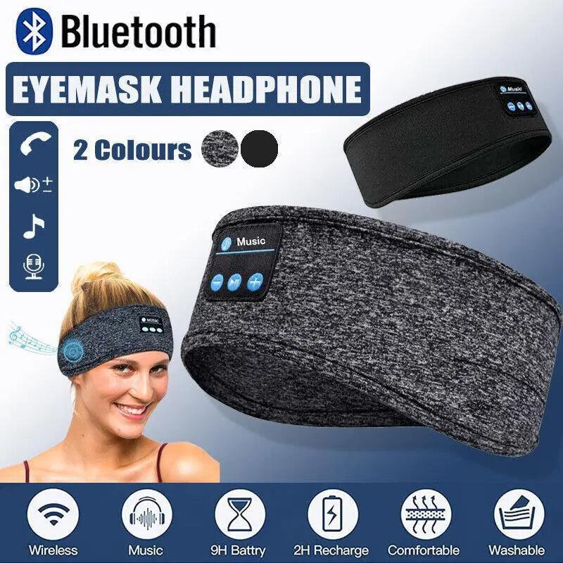 Wireless Bluetooth Eye Mask Headphones Sleep Headband for Relaxation and Meditation-0