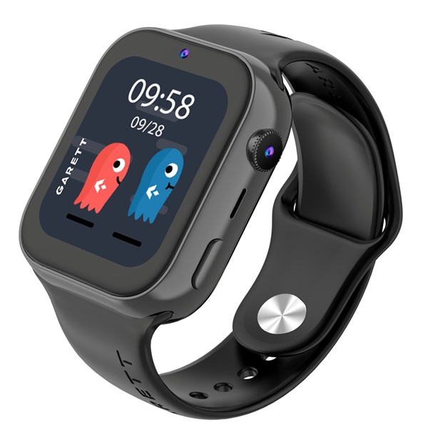 Garett Electronics Kids Twin 2 4G Детски смарт часовник, черен (TWIN_2_4G_BLK)-0