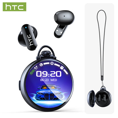 Ai Translation Smart Assistant HTC NE71 Wireless Bluetooth Earphones Headphones Full HD LCD Display Headset Music Sports Earbuds