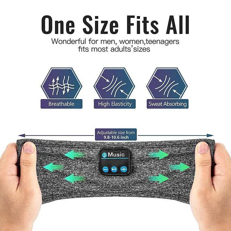 Wireless Bluetooth Eye Mask Headphones Sleep Headband for Relaxation and Meditation-3