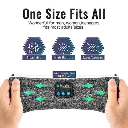 Wireless Bluetooth Eye Mask Headphones Sleep Headband for Relaxation and Meditation-3