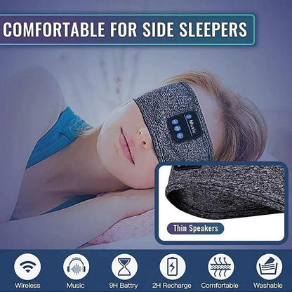 Wireless Bluetooth Eye Mask Headphones Sleep Headband for Relaxation and Meditation-4